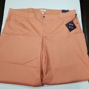 Ava & Viv wide leg crop plus size 26W